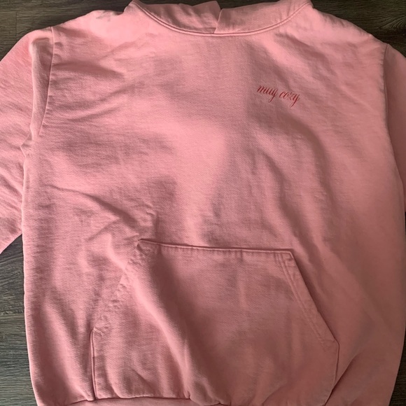 Lights Label pink “Muy Cozy” sweatshirt and sweatpants set. XL - Picture 3 of 7